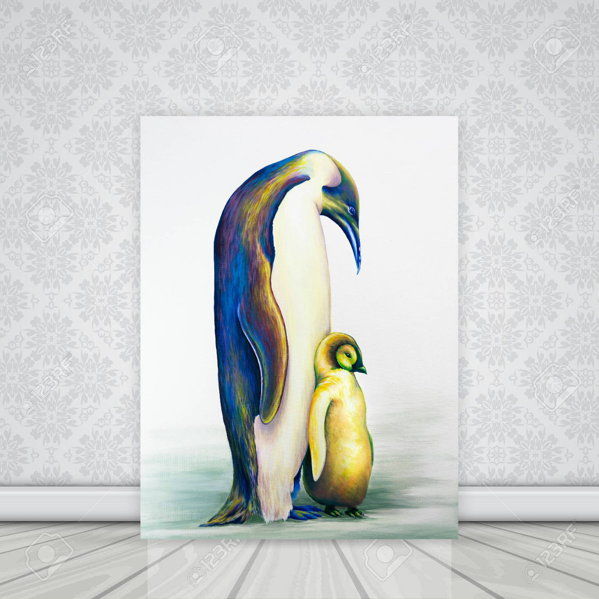 Rainbow Series- Penguins – Art by Andrea Ehrhardt