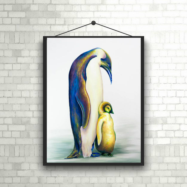 Rainbow Series- Penguins – Art by Andrea Ehrhardt
