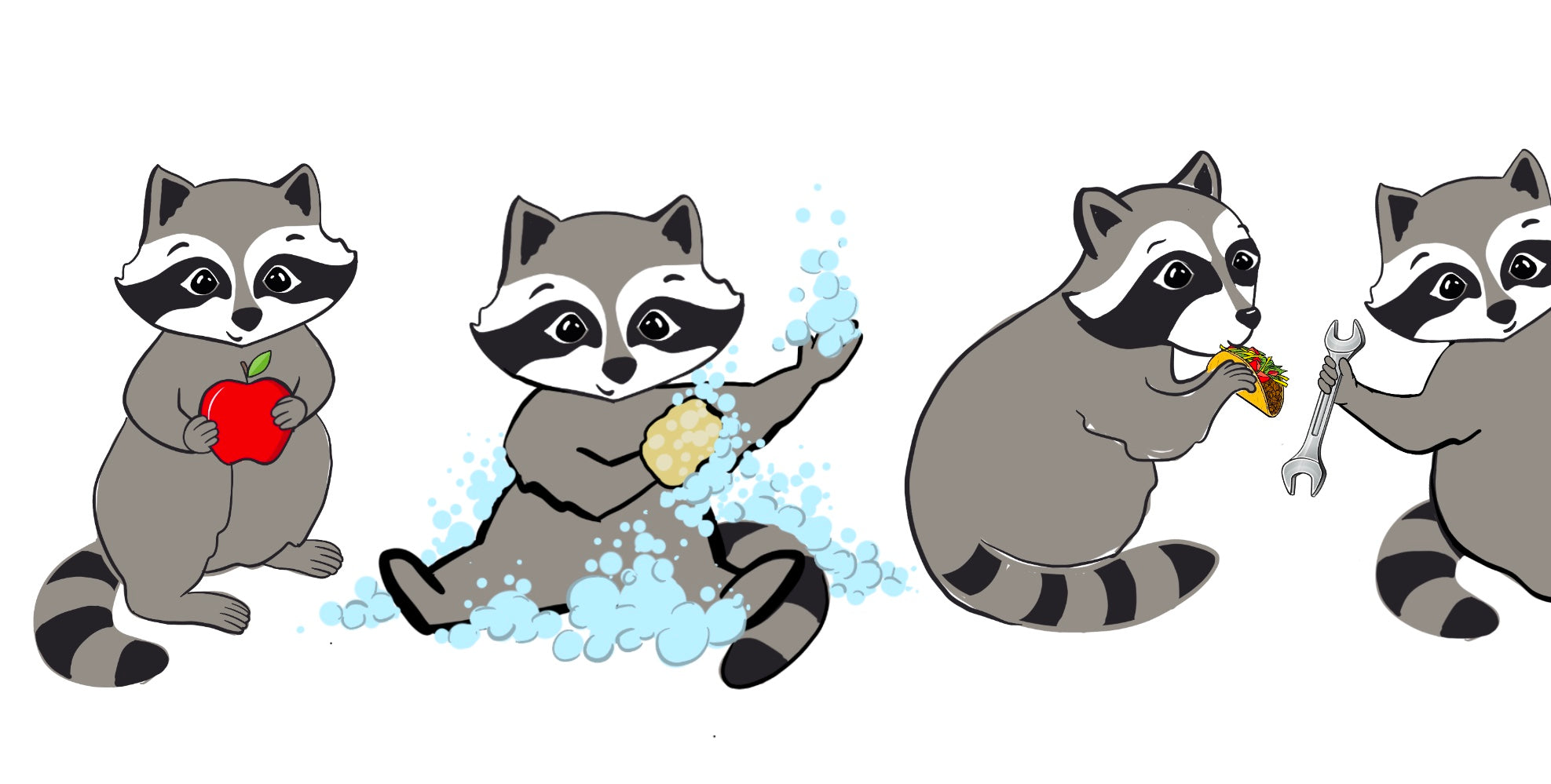 Roger the Raccoon – Art by Andrea Ehrhardt