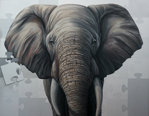 Elephant 46" x 60" - Original