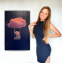 Load image into Gallery viewer, Cloud Series - Elephant Swing 24"x36" - Original