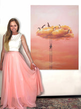 Load image into Gallery viewer, Cloud Series - Penguins 36"x48" - Original